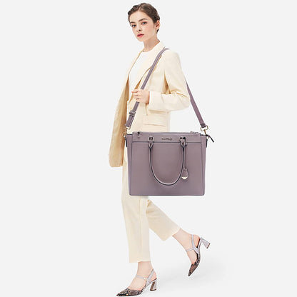 Laptop Bag for Women,Tote Bag,15.6-17 Inch Laptop Bag, Large Tote Bag Teacher Bag Work Bag Briefcase with Multi-Pockets for Girls Work University Travel,Birthday Mother'S Day Graduation Gift for Her