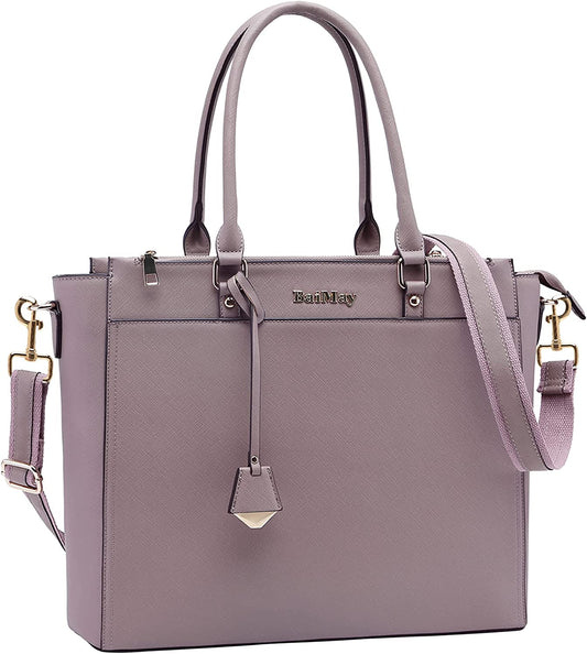 Laptop Bag for Women,Tote Bag,15.6-17 Inch Laptop Bag, Large Tote Bag Teacher Bag Work Bag Briefcase with Multi-Pockets for Girls Work University Travel,Birthday Mother'S Day Graduation Gift for Her